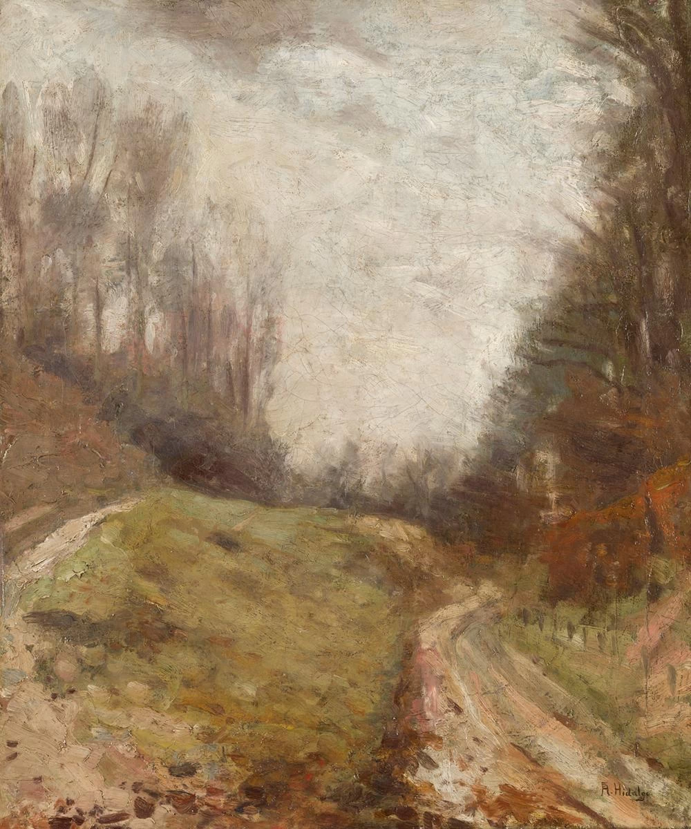 Paesaggio con strada